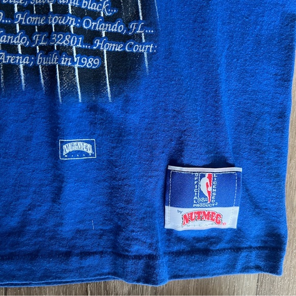 VTG Orlando Magic t shirt Nutmeg Size M Single Stitch - Picture 3 of 7